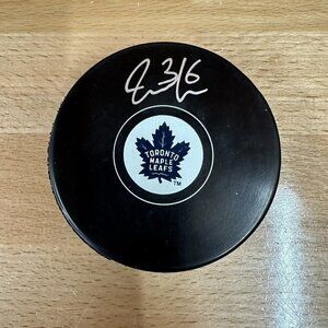 Jack Campbell Autographed Toronto Maple Leafs Puck